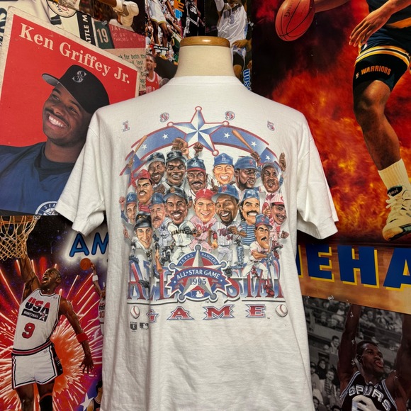 Vintage 1995 MLB All Star Game Texas Baseball Salem Sportswear Tee